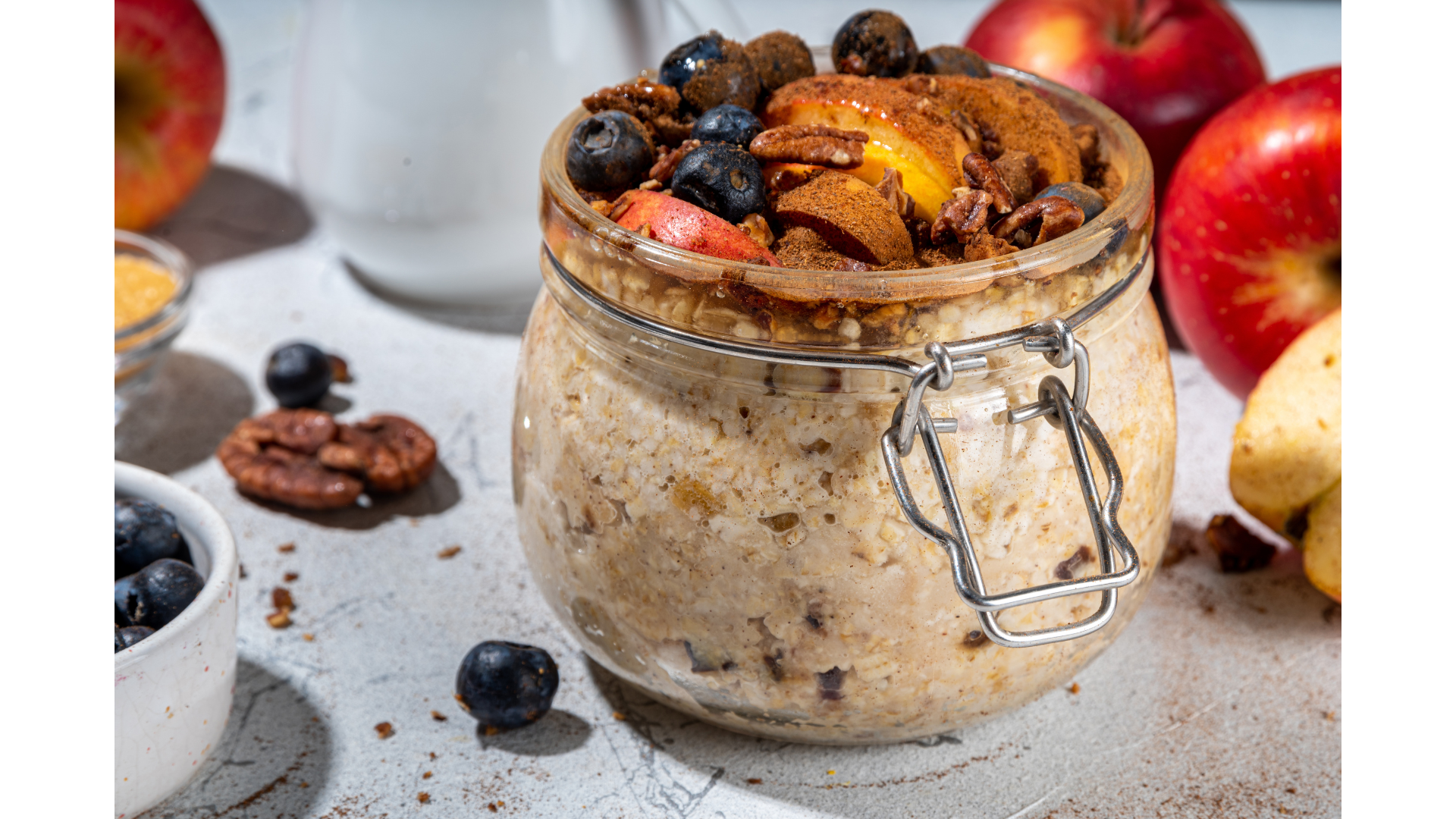 Apple Pie Overnight Oats