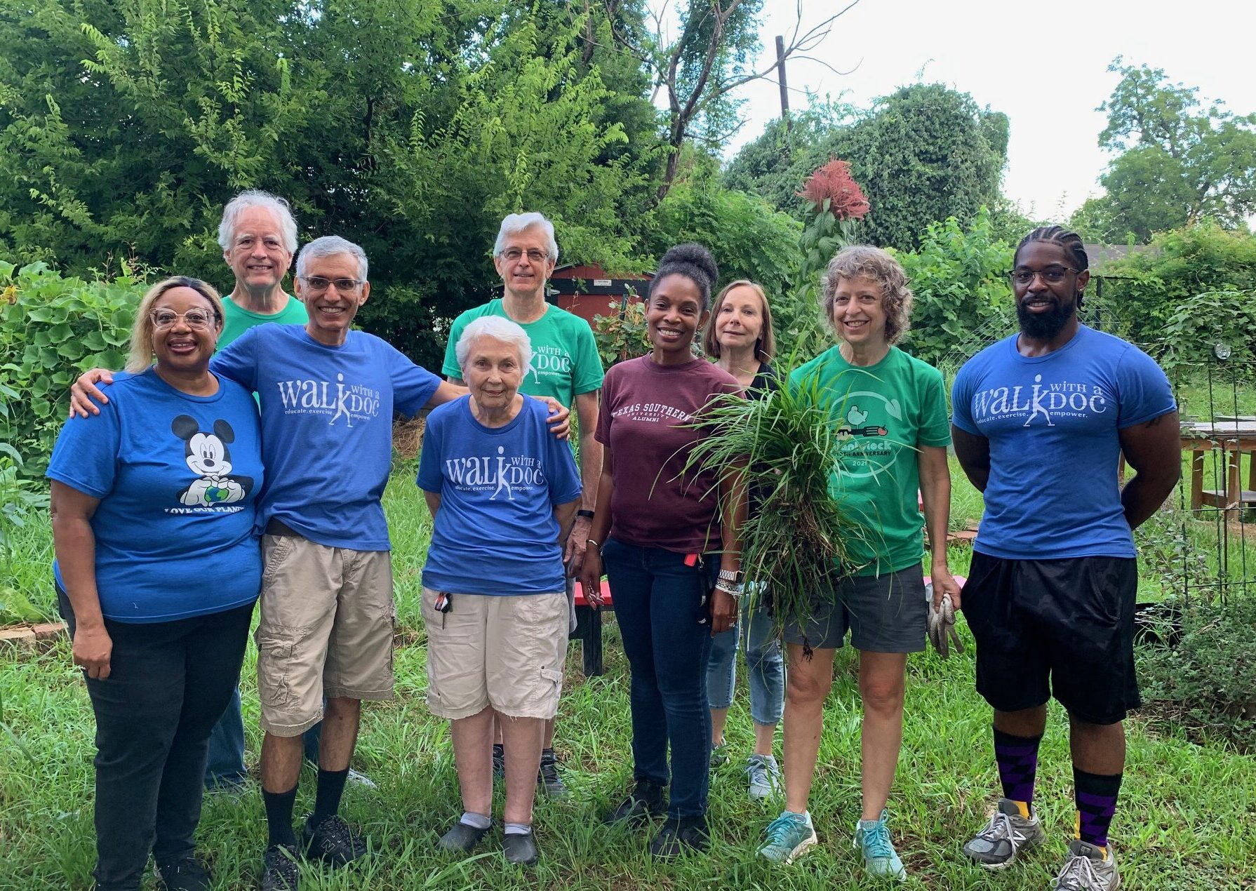 Gardening at Blackshear